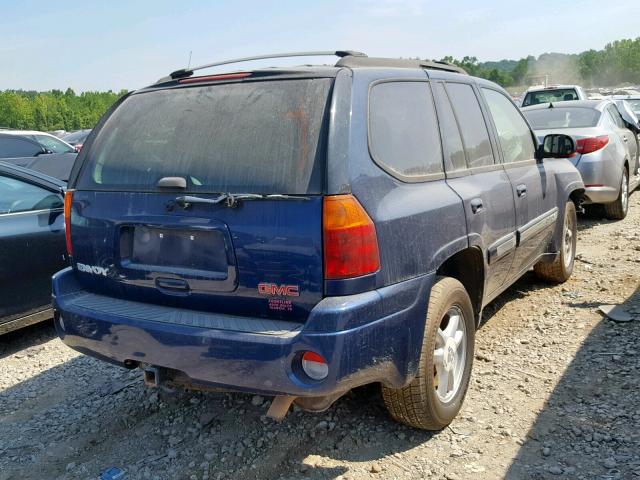 1GKDT13S122111809 - 2002 GMC ENVOY BLUE photo 4