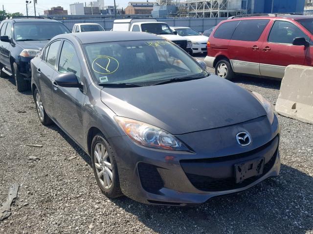 JM1BL1V75C1699524 - 2012 MAZDA 3 I GRAY photo 1