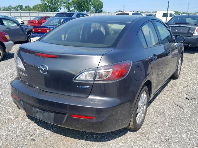 JM1BL1V75C1699524 - 2012 MAZDA 3 I GRAY photo 4