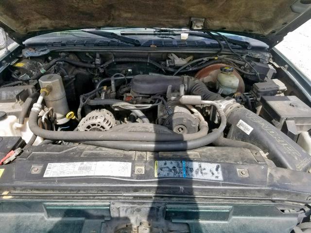 1GNCS18W22K157856 - 2002 CHEVROLET BLAZER GREEN photo 7