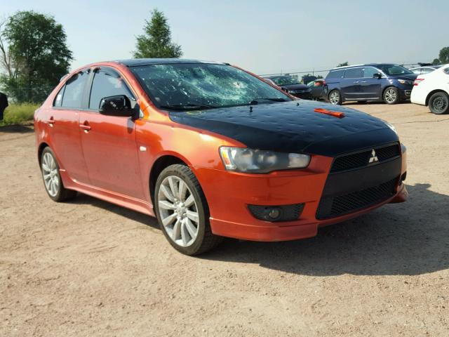 JA32X8HW8AU008965 - 2010 MITSUBISHI LANCER GTS ORANGE photo 1