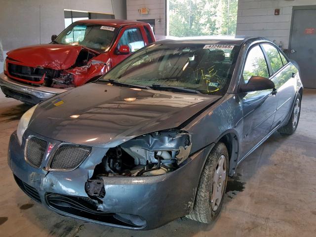 1G2ZF55B664253147 - 2006 PONTIAC G6 SE GREEN photo 2