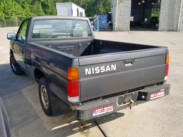 1N6SD11S3NC375080 - 1992 NISSAN TRUCK SHOR GRAY photo 3