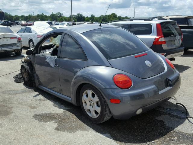 3VWCK21C43M432441 - 2003 VOLKSWAGEN NEW BEETLE GRAY photo 3