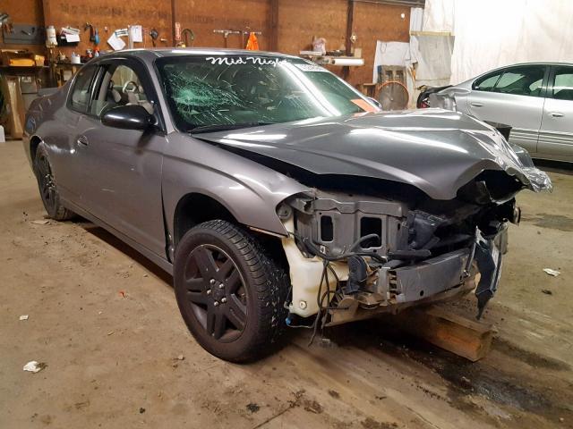 2G1WK151569167702 - 2006 CHEVROLET MONTE CARL ნაცრისფერი ფოტო 1