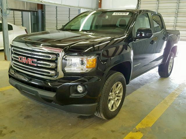 1GTG6CEN5K1125642 - 2019 GMC CANYON SLE BLACK photo 2