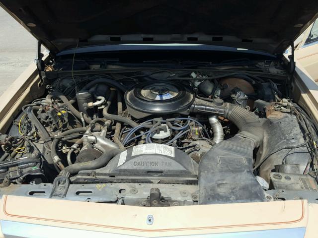 1FABP43F1FZ138314 - 1985 FORD LTD CROWN BEIGE photo 7