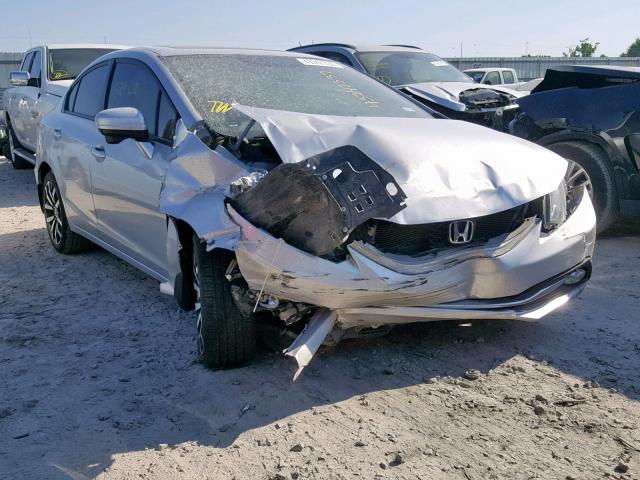 2HGFB2F90FH523322 - 2015 HONDA CIVIC EXL 银色 照片 1