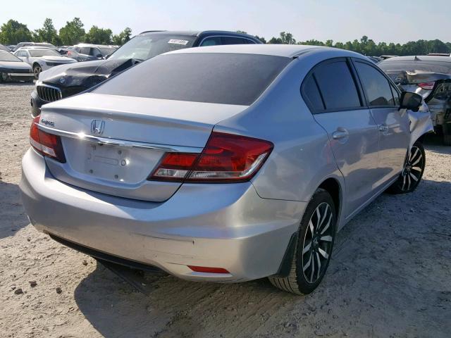 2HGFB2F90FH523322 - 2015 HONDA CIVIC EXL 银色 照片 4