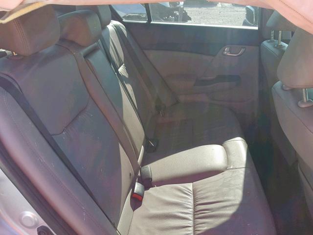 2HGFB2F90FH523322 - 2015 HONDA CIVIC EXL 银色 照片 6