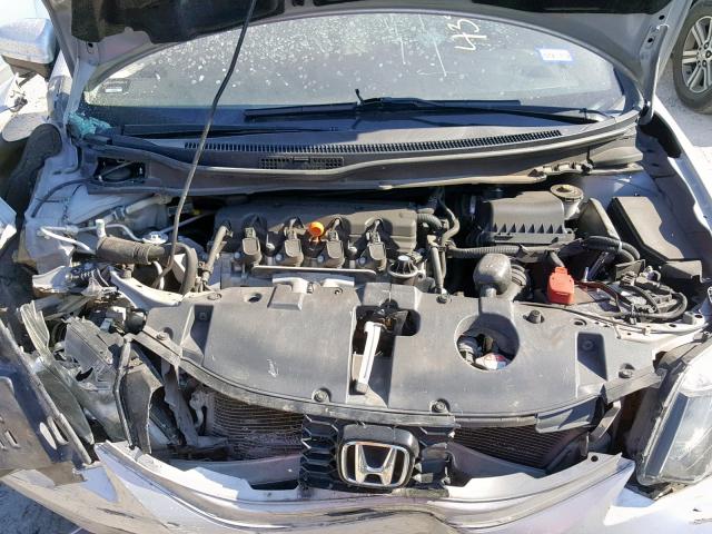 2HGFB2F90FH523322 - 2015 HONDA CIVIC EXL 银色 照片 7