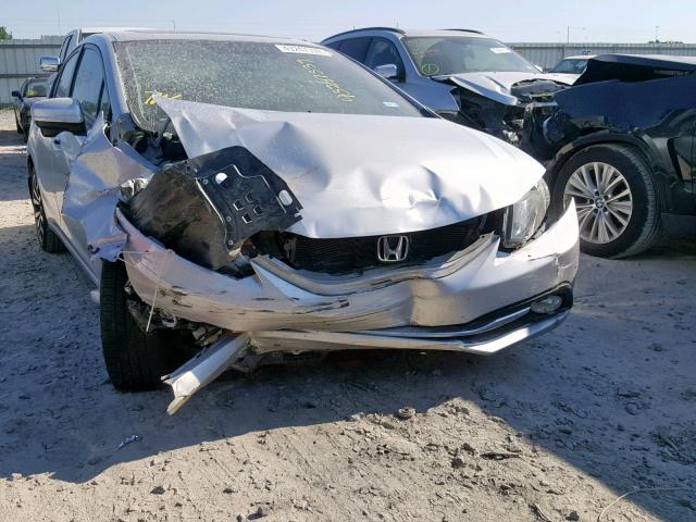 2HGFB2F90FH523322 - 2015 HONDA CIVIC EXL 银色 照片 9