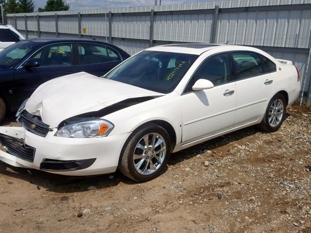 2G1WU583089209694 - 2008 CHEVROLET IMPALA LTZ WHITE photo 2