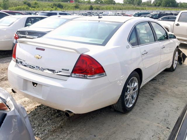 2G1WU583089209694 - 2008 CHEVROLET IMPALA LTZ WHITE photo 4