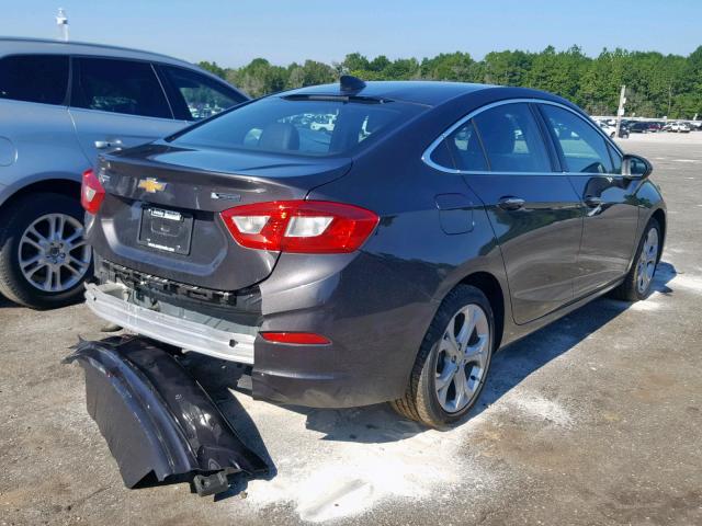 1G1BF5SM8H7114635 - 2017 CHEVROLET CRUZE PREM GRAY photo 4