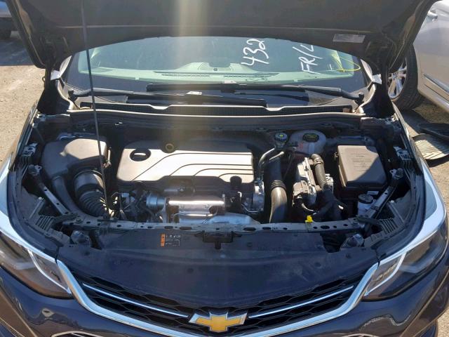 1G1BF5SM8H7114635 - 2017 CHEVROLET CRUZE PREM GRAY photo 7