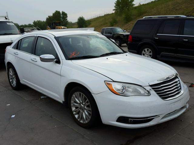 1C3CCBCG4CN106326 - 2012 CHRYSLER 200 LIMITE WHITE photo 1