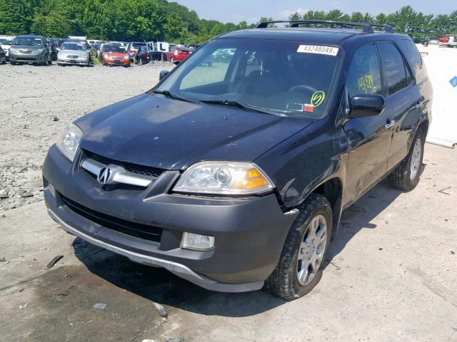 2HNYD18895H528799 - 2005 ACURA MDX TOURIN BLACK photo 2