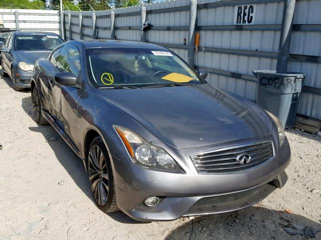 JN1CV6EL0BM260451 - 2011 INFINITI G37 GRAY photo 1