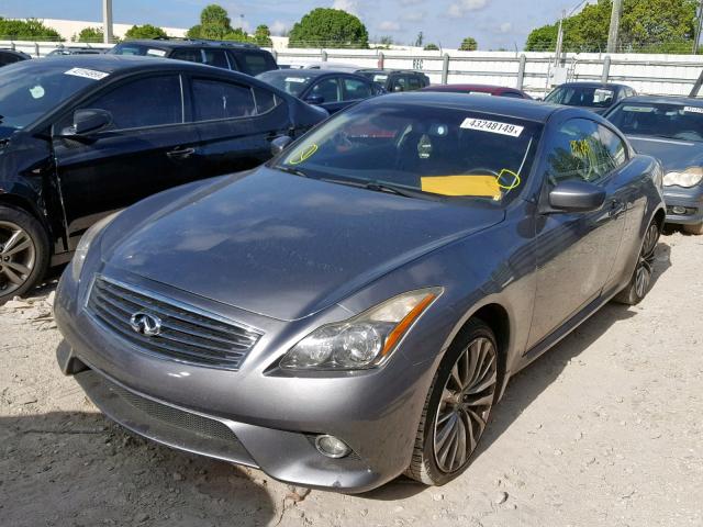 JN1CV6EL0BM260451 - 2011 INFINITI G37 GRAY photo 2