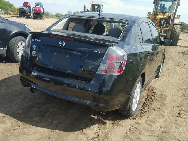 3N1AB6AP4BL624583 - 2011 NISSAN SENTRA 2.0 BLACK photo 4