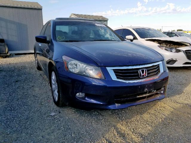 1HGCP368X8A020089 - 2008 HONDA ACCORD EXL BLUE photo 1