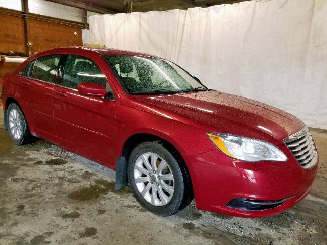 1C3CCBBG0DN659364 - 2013 CHRYSLER 200 TOURIN RED photo 1