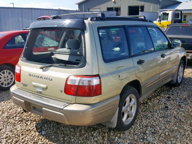 JF1SF65571H742774 - 2001 SUBARU FORESTER S GOLD photo 4