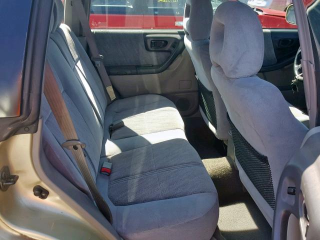 JF1SF65571H742774 - 2001 SUBARU FORESTER S GOLD photo 6