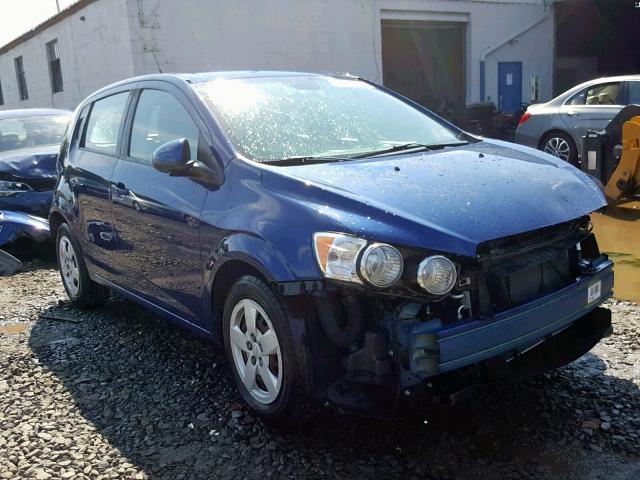 1G1JA6SG1D4223718 - 2013 CHEVROLET SONIC LS BLUE photo 1