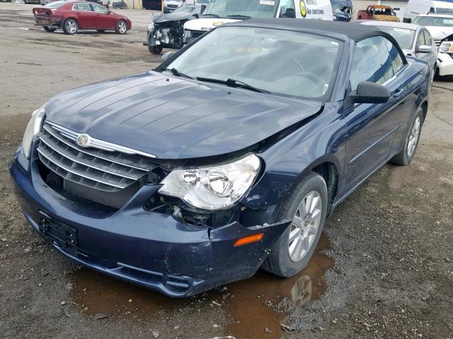 1C3LC45KX8N247857 - 2008 CHRYSLER SEBRING BLUE photo 2