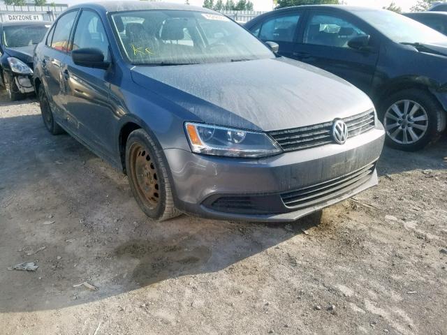 3VW1K7AJ7BM395726 - 2011 VOLKSWAGEN JETTA BASE GRAY photo 1