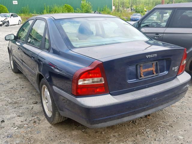 YV1TS92D421251235 - 2002 VOLVO S80 BLUE photo 3