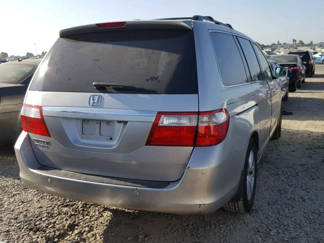 5FNRL38856B008518 - 2006 HONDA ODYSSEY TO SILVER photo 4