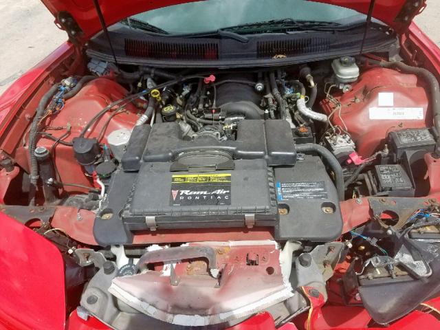 2G2FV22GX22111968 - 2002 PONTIAC FIREBIRD F RED photo 7