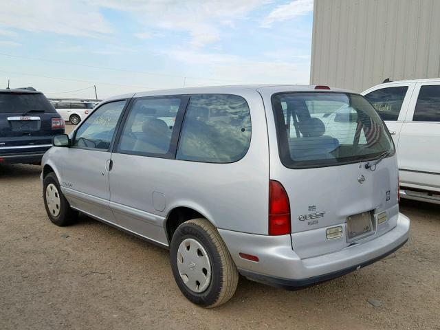 4N2DN11W0RD853691 - 1994 NISSAN QUEST XE SILVER photo 3