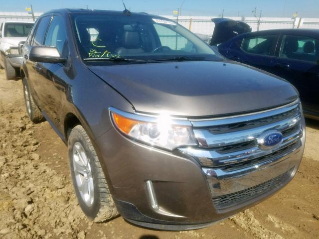 2FMDK4JC8DBB31639 - 2013 FORD EDGE SEL BROWN photo 1