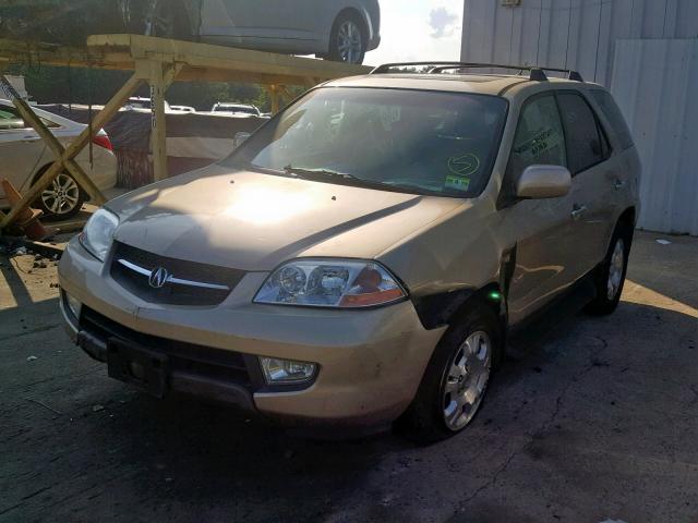 2HNYD18421H537979 - 2001 ACURA MDX GOLD photo 2