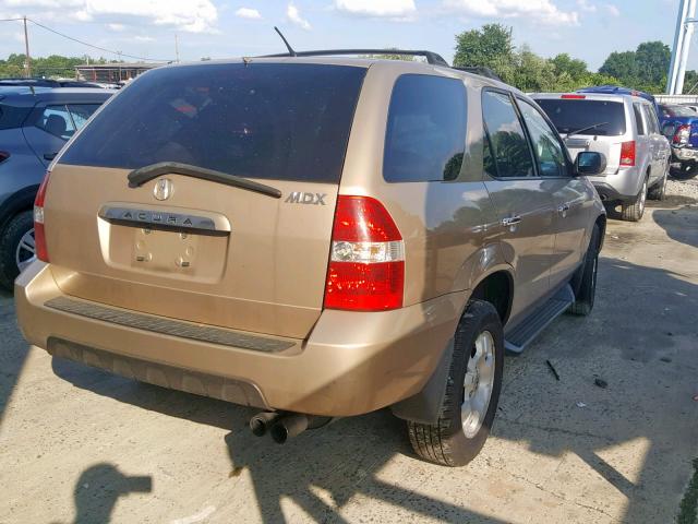 2HNYD18421H537979 - 2001 ACURA MDX GOLD photo 4