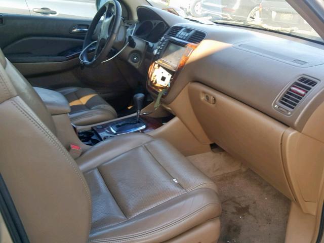 2HNYD18421H537979 - 2001 ACURA MDX GOLD photo 5