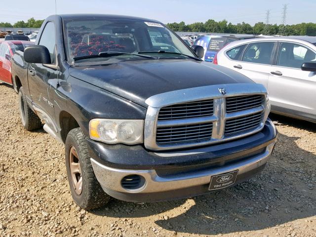 1D7HA16KX5J640481 - 2005 DODGE RAM 1500 S BLACK photo 1