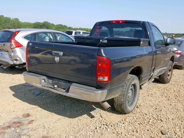 1D7HA16KX5J640481 - 2005 DODGE RAM 1500 S BLACK photo 4