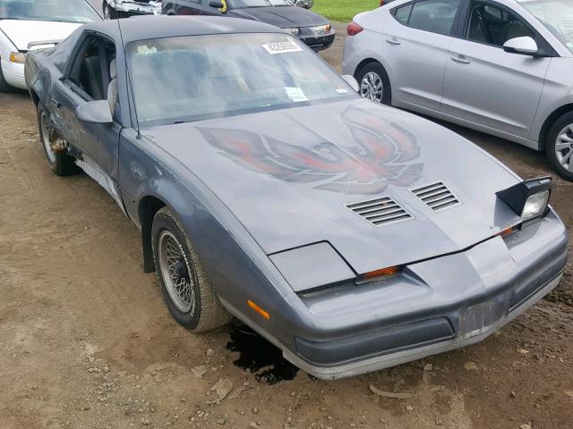 1G2FX87H3GN210352 - 1986 PONTIAC FIREBIRD S CHARCOAL photo 1