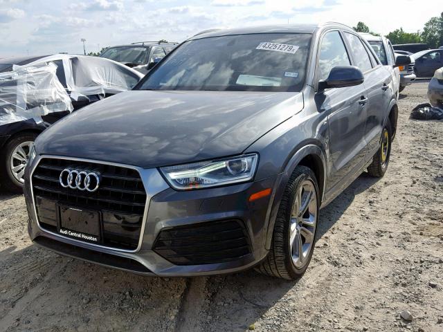 WA1BCCFSXJR022847 - 2018 AUDI Q3 PREMIUM GRAY photo 2