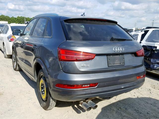 WA1BCCFSXJR022847 - 2018 AUDI Q3 PREMIUM GRAY photo 3