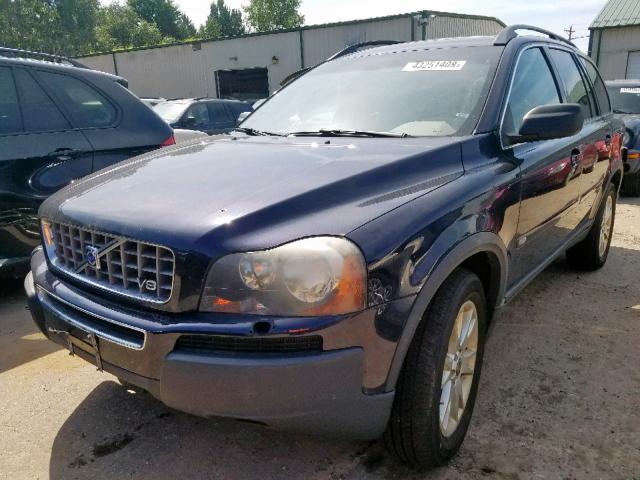 YV1CZ852451210155 - 2005 VOLVO XC90 V8 BLUE photo 2