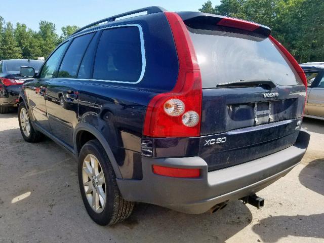 YV1CZ852451210155 - 2005 VOLVO XC90 V8 BLUE photo 3