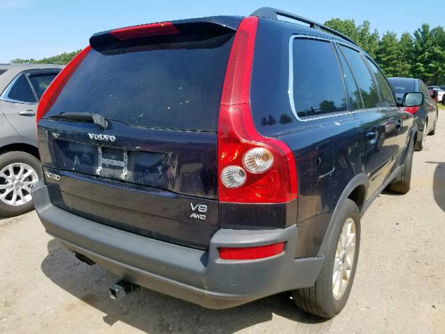 YV1CZ852451210155 - 2005 VOLVO XC90 V8 BLUE photo 4