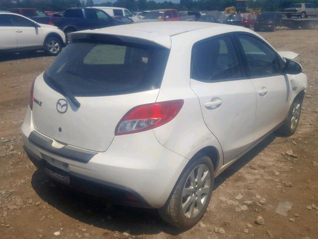 JM1DE1LZ8D0161110 - 2013 MAZDA MAZDA2 WHITE photo 4