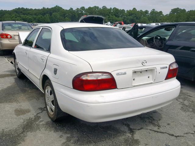 1YVGF22C125260200 - 2002 MAZDA 626 LX WHITE photo 3